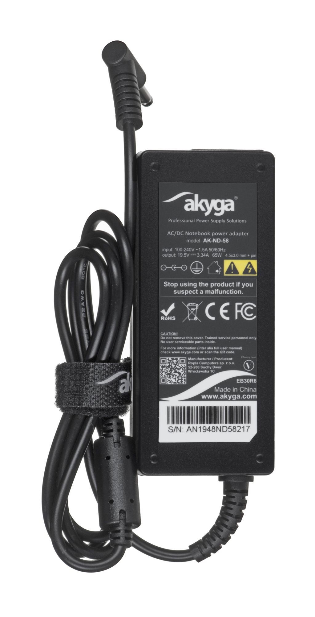 Akyga AK-ND-58 mobile device charger Indoor Black_4