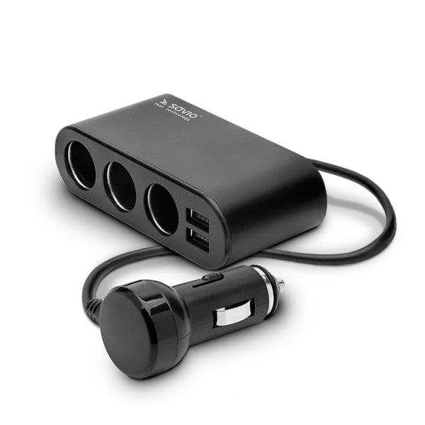 Savio Car lighter socket splitter 12/24V SA-024_1