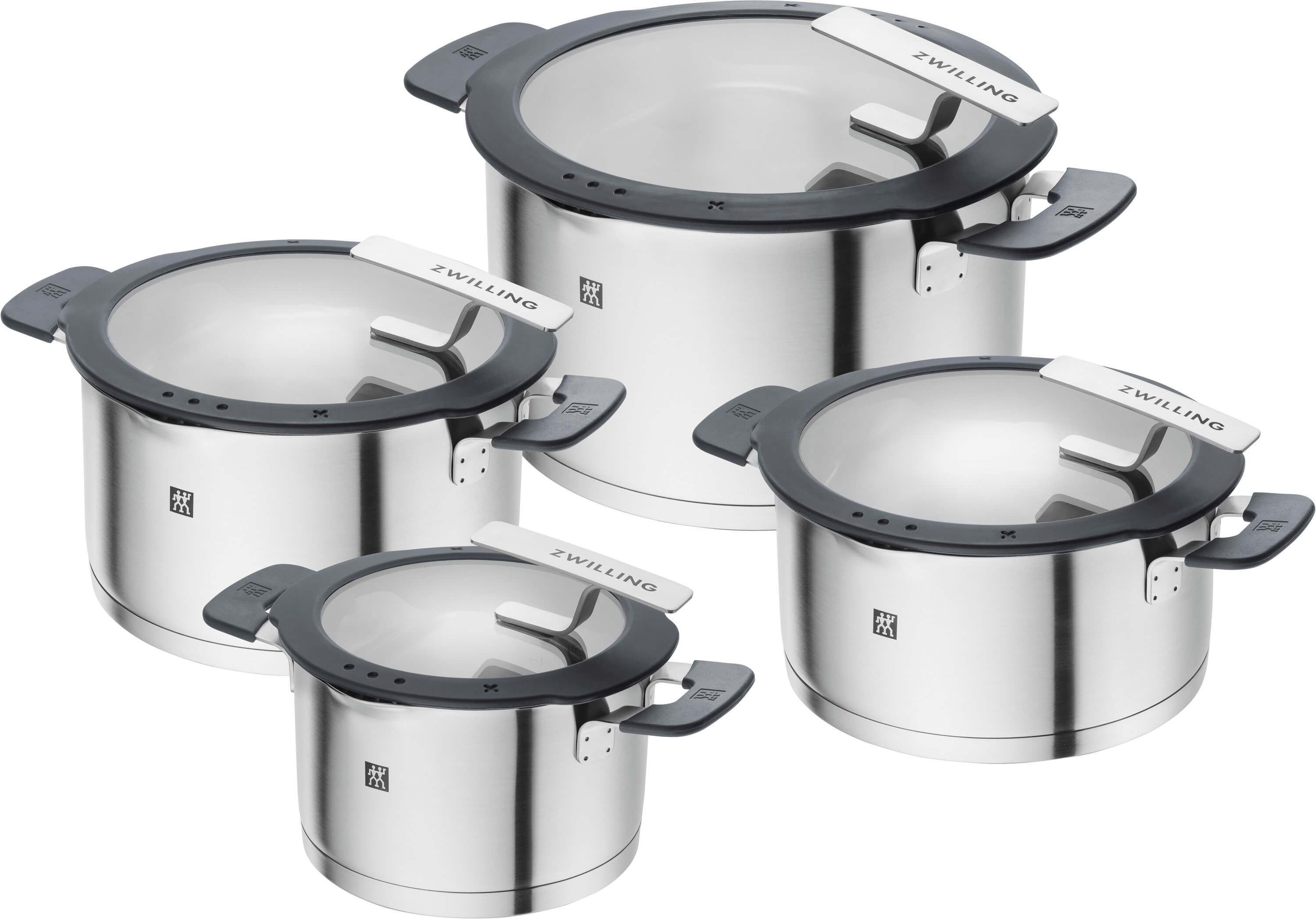 ZWILLING SIMPLIFY 66870-004-0 Pots set Stainless steel 4 pcs. Silver Black_1