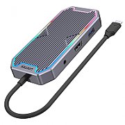 Unitek Hub USB-C, HDMI 2.0, RJ45, 3,5mm,100W 10Gbps_3