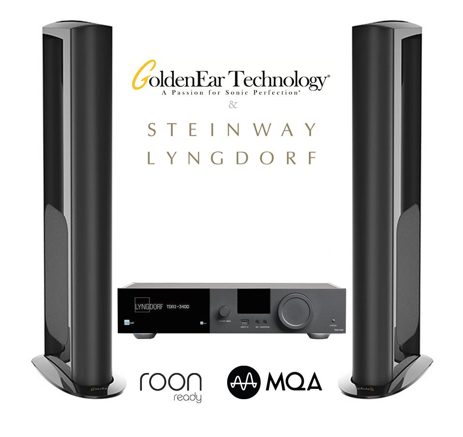 Sistem cu boxe Goldenear Triton Reference si amplificator 2x200W Lyngdorf TDAI-3400, Roon ready, MQA, Tidal Connect_1