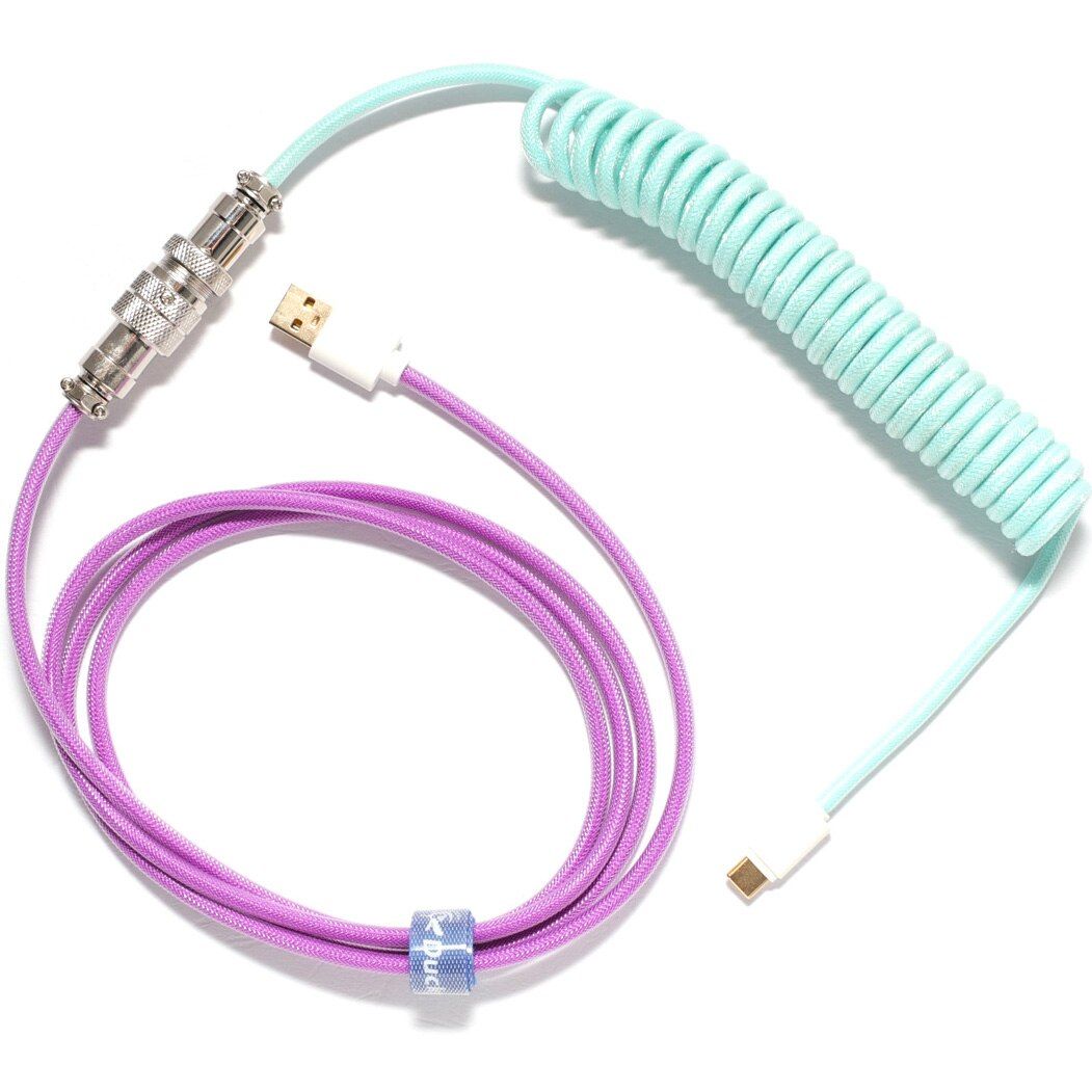 Cablu USB personalizat cu bobină Ducky,  MK Frozen Llama