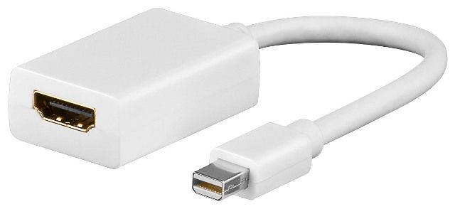 Adaptor mini DisplayPort tata &gt HDMI mama - pentru conectare Apple iBook la monitor cu port HDMI Ambalare: vrac 1 buc.
