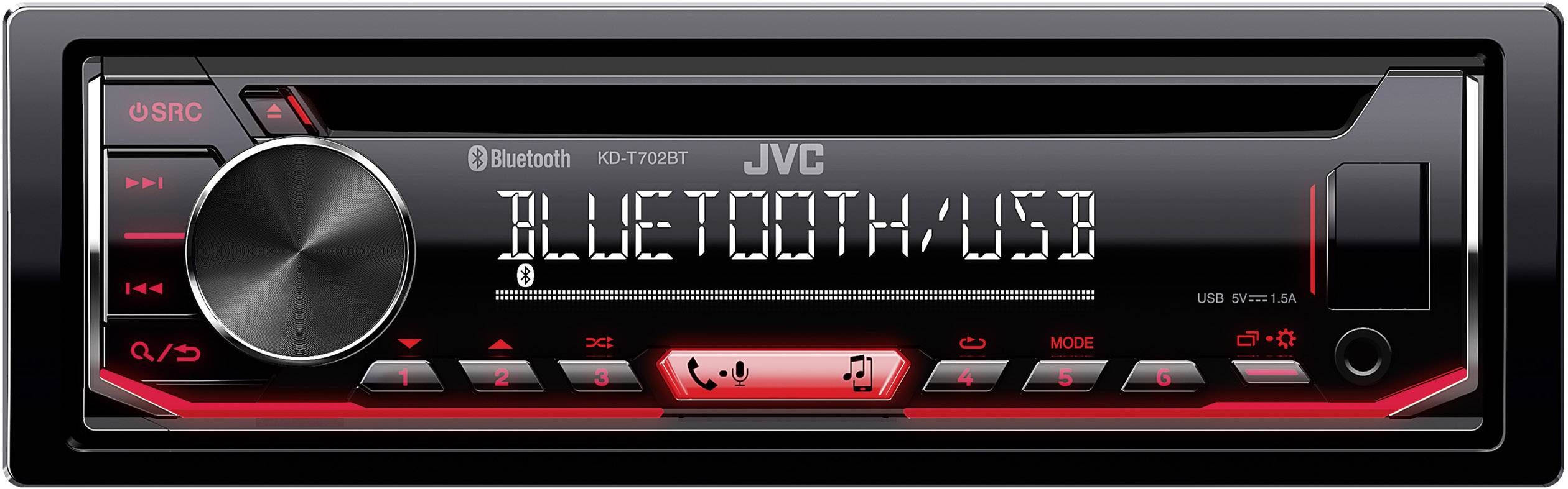 JVC KD-T702BT 1-DIN CD Receiver_1