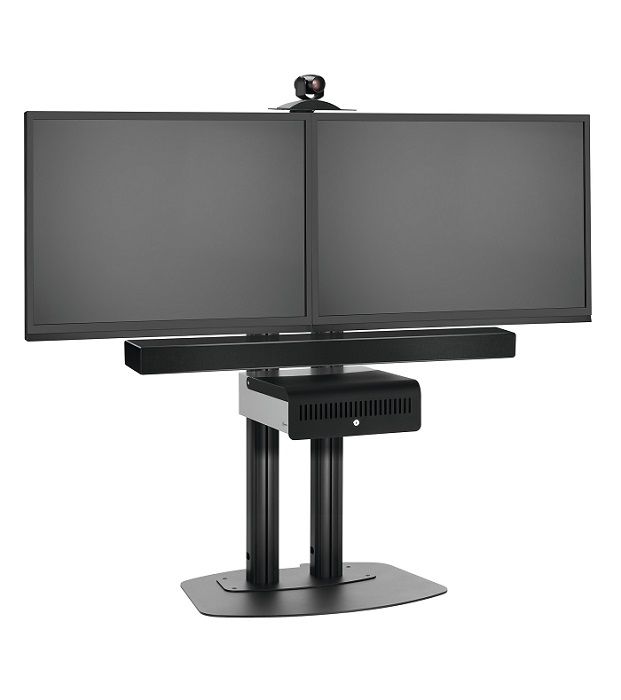 Stand TV fix Vogel's pentru podea SidebySide (Negru sau Gri)_1