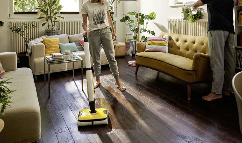 Kärcher FC 7 Cordless Bagless Silver, Yellow_4