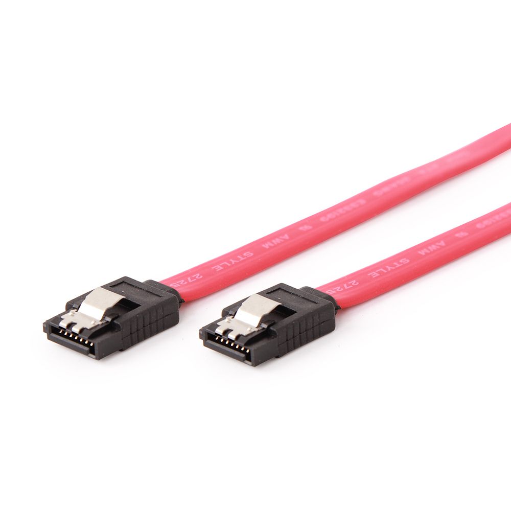 GEMBIRD CC-SATAM-DATA-XL Serial ATA III 100 cm Data Cable metal clips red_2