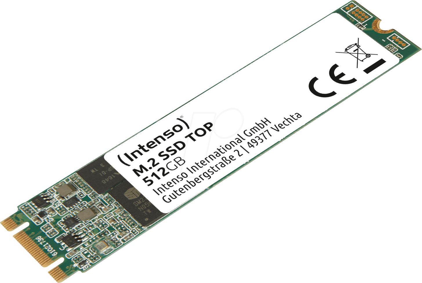 SSD INTENSO , 512GB, M.2, S-ATA 3, R/W: 520/500 MB/s, 