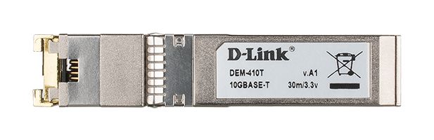 Modul D-Link DEM-410T, copper transceiver SFP+ 10GBASE-T, IEEE 802.3an 10GBase-T IEEE, 802.3ab 1000BASE-T, RJ45, 10Gbps._2