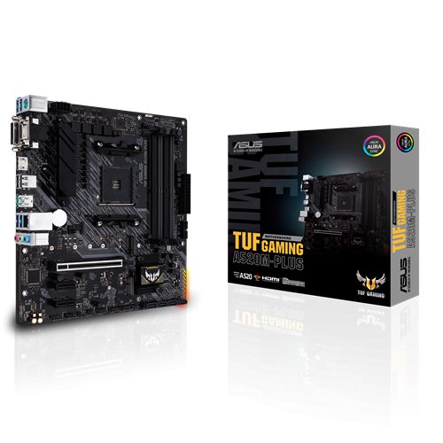 ASUS TUF GAMING A520M-PLUS II AM4 A520 M.2 AURA DP HDMI MB