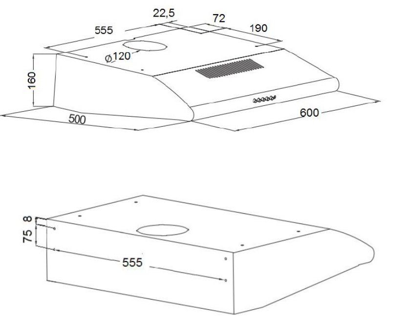 Akpo WK-7 P-3060 Chimney cooker hood_3