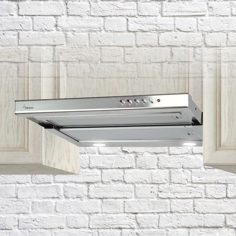 Akpo WK-7 Light 60 cooker hood Semi built-in (pull out) Stainless steel_1