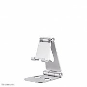 Neomounts by Newstar DS10-160SL1 Foldable phone stand - Silver  Specifications General Min. screen size*: 0 inch Max. screen size*: 7 inch Screens: 1 Desk mount: Stand  Functionality Type: Tilt Tilt (degrees): 270° Width: 7,6 cm Depth: 10,5 cm Height: 12,7 cm Height adjustment: Manual_2