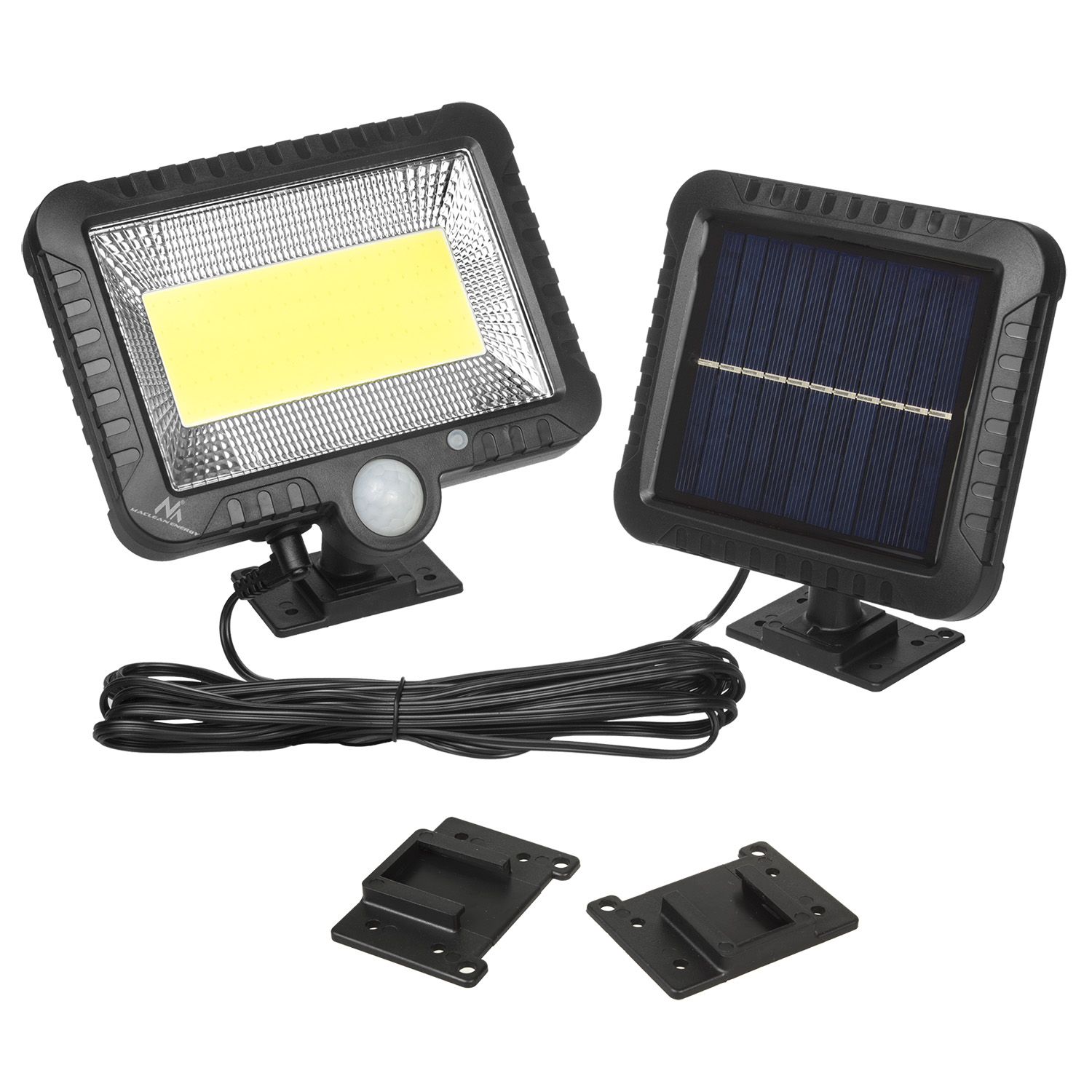 Maclean Energy MCE438 Solar LED Floodlight with motion sensor, IP44, 5W, 400lm, 6000K cold white, lithium battery 1300 mAh, 5.5V DC_4