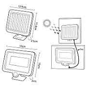 Maclean Energy MCE438 Solar LED Floodlight with motion sensor, IP44, 5W, 400lm, 6000K cold white, lithium battery 1300 mAh, 5.5V DC_8