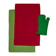 Set manusa bucatarie 3 piese Craciun MIX_5