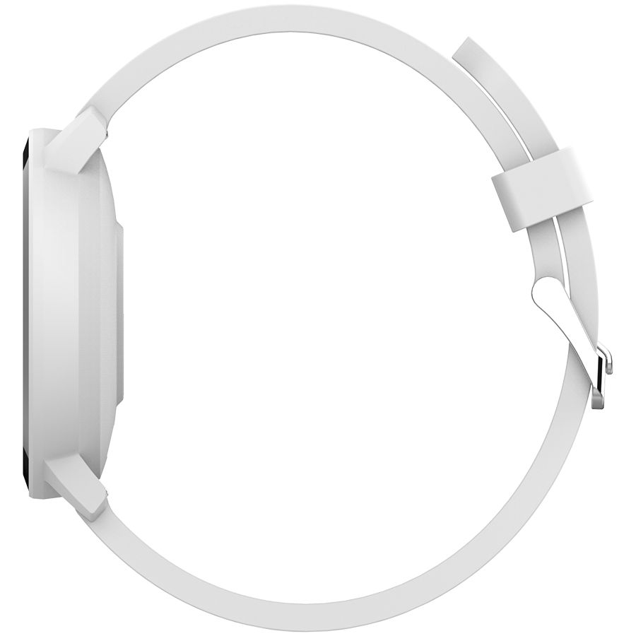 Smart watch, 1.3inches IPS full touch screen, Round watch, IP68 waterproof, multi-sport mode, BT5.0, compatibility with iOS and android, Silver white , Host: 25.2*42.5*10.7mm, Strap: 20*250mm, 45g_4