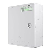 Sursa de alimentare supervizata in comutatie, putere totala 75W, alimentare 100-240Vac cu acumulator de back-up de 13.8Vdc si iesire auxiliara de 15 Vdc cu protectie la supraconsum • comutator antisabotaj pe placa • operare in mod stand alone sau supervizare via Bus • permite o incarcare_1