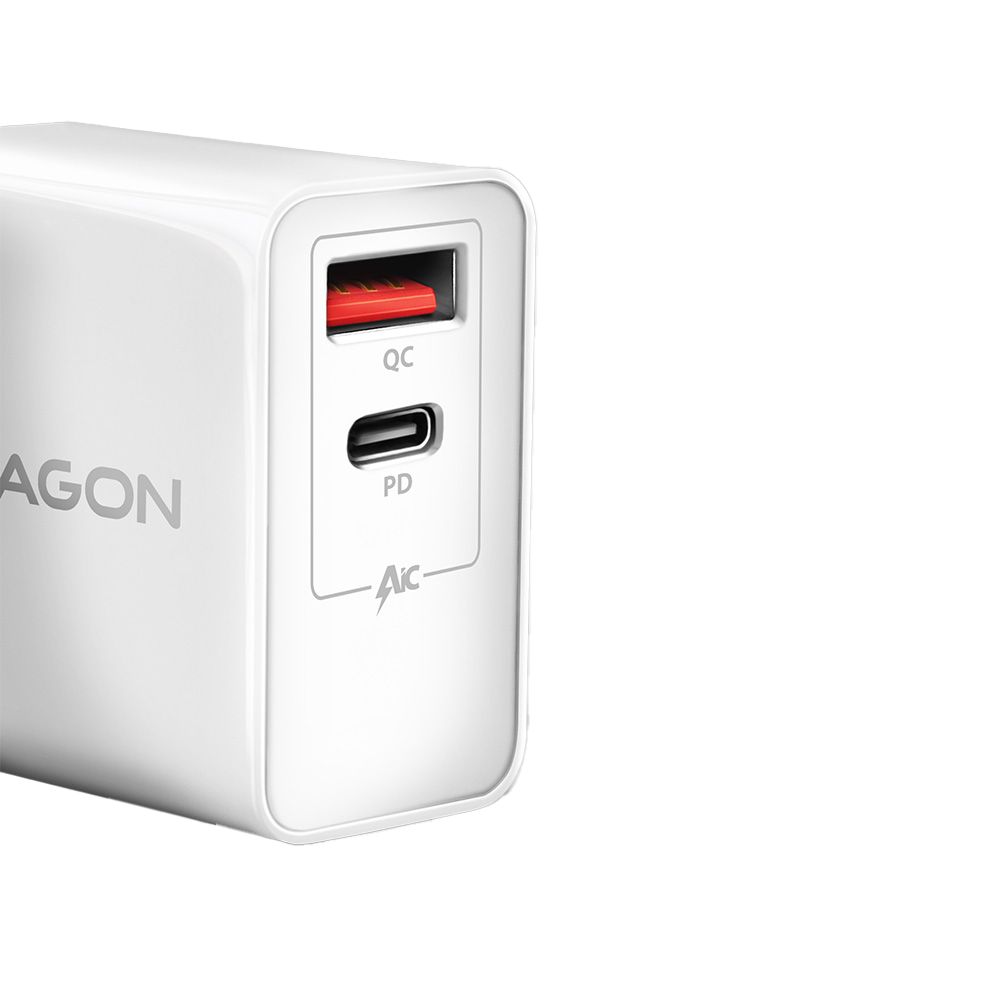 ACU-PQ22W, Alimentator retea QC3.0/AFC/FCP + PD Tip-C, 22W, Negru_3