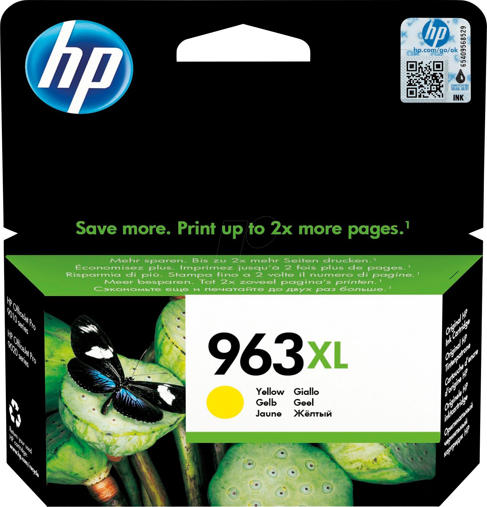 HP 963XL High Yield Yellow Original Ink Cartridge_1