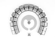 Stecker dublu Bachmann, 2 prize, 230V, 2.5A, culoare alba_1