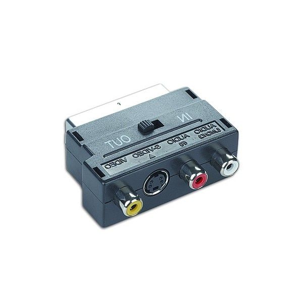 GEMBIRD CCV-4415 Gembird Adapter SCART plug to 3 RCA jacks and 1 S-Video jack with switch_1