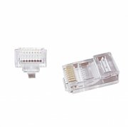 GEMBIRD LC-PTU-01/10 Mufa modulara 8P8C pentru cablu solid LAN RJ 45 neecranate,set 10 buc._1