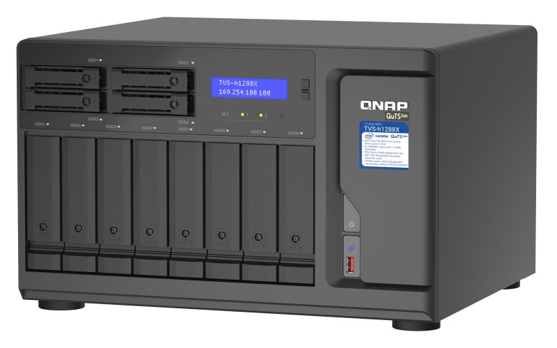 QNAP NAS TVS-h1288X-W1250-16G (12 Bay)_1