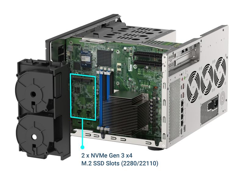 QNAP NAS TVS-h1288X-W1250-16G (12 Bay)_2