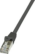 PATCH CORD FTP LOGILINK Cat5e, cupru-aluminiu, 10 m, negru, AWG26, ecranat 
