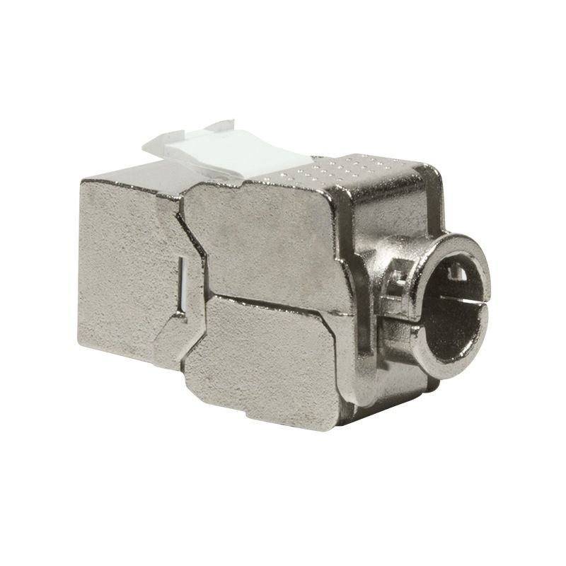 MUFA RJ-45 LOGILINK pt. cablu FTP, SFTP, Cat6, RJ-45 (T), ecranat, plastic cu metal, 1 buc,  NK4003 