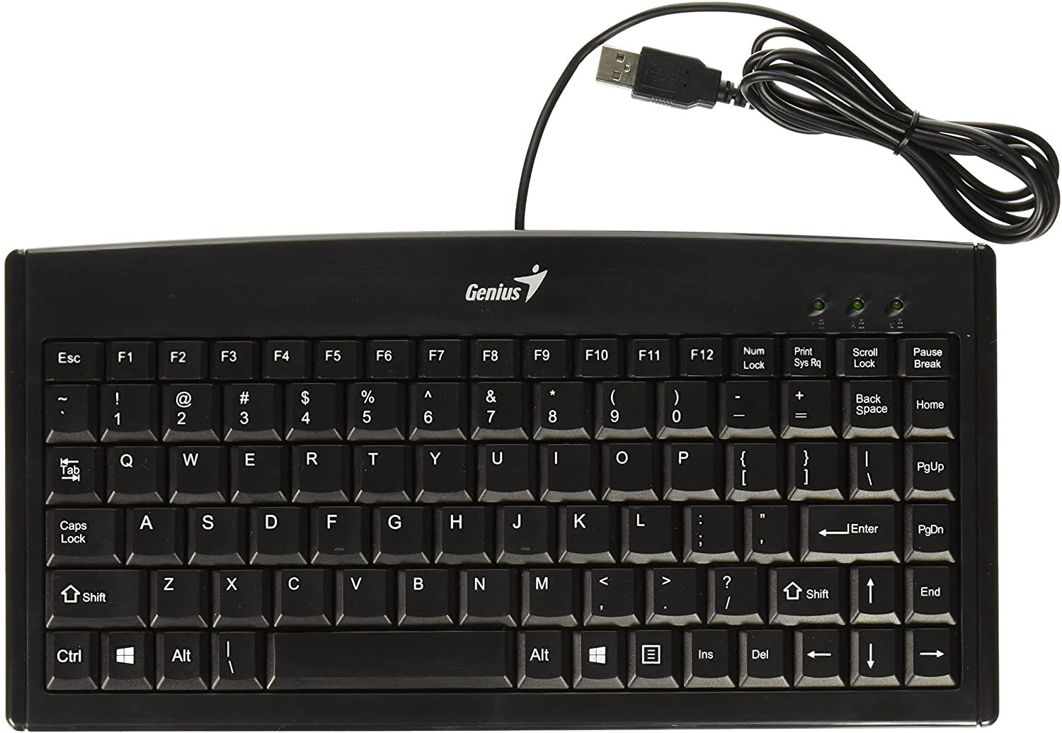 TASTATURA GENIUS USB, 104 taste (chocolate style), black, 