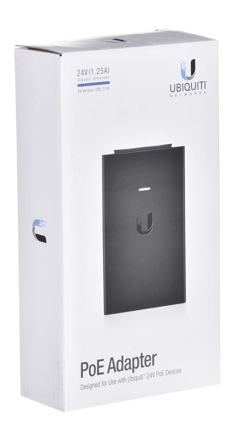 Ubiquiti Poe 24V-30W Eu Power Adapter, POE-24-30W; Interface: GigabitEthernet; Ethernet LAN: 10,100,1000 Mbit/s; 2* Ethernet LAN (RJ -45);Power over Ethernet (PoE) Suport; voltage: 100 - 240V; Frequency:50/60Hz._4