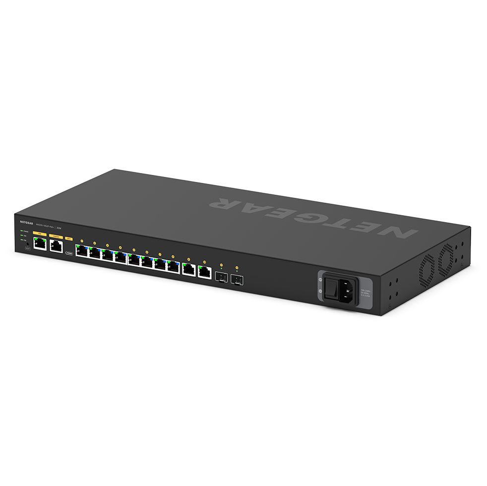 NETGEAR M4250 12-Port AV Line PoE+ Switch 125W 2x1G 2xSFP Managed Switch_2
