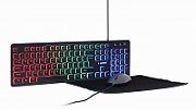 GEMBIRD 3-in-1 backlight desktop set black US layout_14