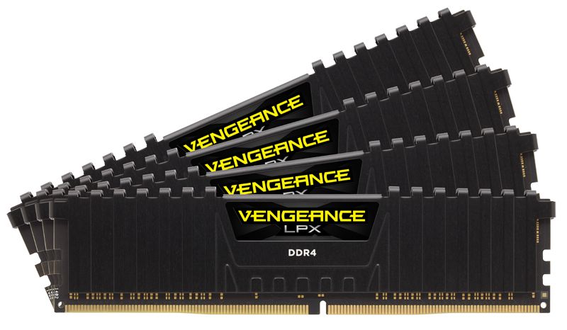 Vengeance LPX 64GB, DDR4, 2400MHz, CL14, 4x16GB, 1.2V, Negru_1