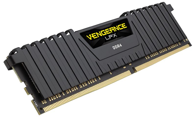 Vengeance LPX 64GB, DDR4, 2666MHz, CL16, 4x16GB, 1.2V, Negru_2