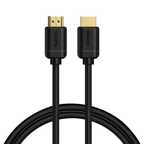CABLU video Baseus HD Series, HDMI (T) la HDMI (T), rezolutie maxima 4K UHD (3840 x 2160) la 60 Hz, conectori auriti, 1m, negru  CAKGQ-A01  (include timbru verde 0.75 lei)