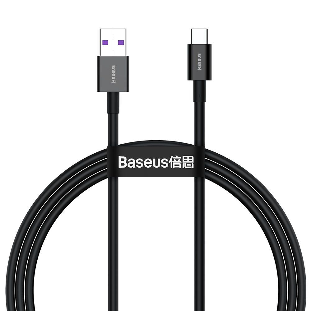 CABLU alimentare si date Baseus Superior, Fast Charging Data Cable pt. smartphone, USB la USB Type-C 66W, 1m, negru 