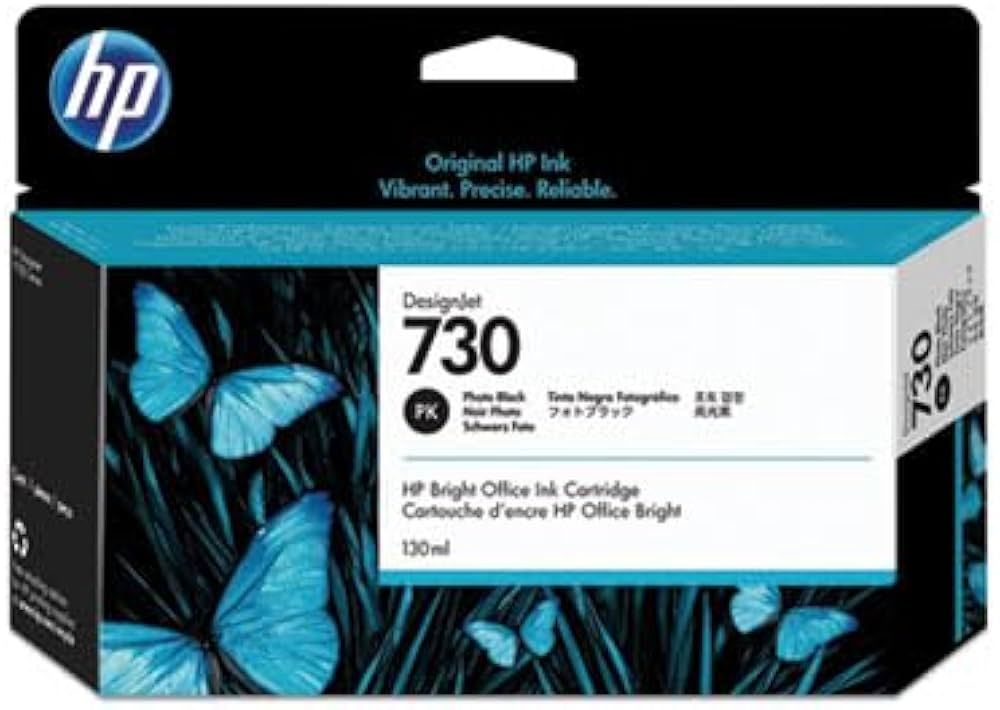 HP 730 130 ml Photo Black Ink Crtg_1