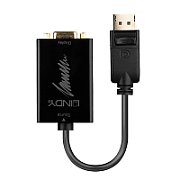 Adaptor Activ Lindy DisplayPort to VGA  https://www.lindy.co.uk/audio-video-c2/converters-scalers- c105/displayport-1-2-to-vga-active-converter-p6817_2