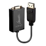 Adaptor Activ Lindy DisplayPort to VGA  https://www.lindy.co.uk/audio-video-c2/converters-scalers- c105/displayport-1-2-to-vga-active-converter-p6817_3