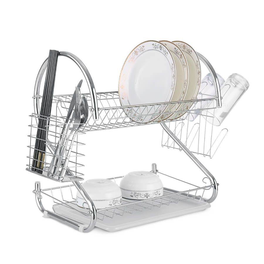 Dish drying rack 38 cm MR-1025-38 silver Maestro_2