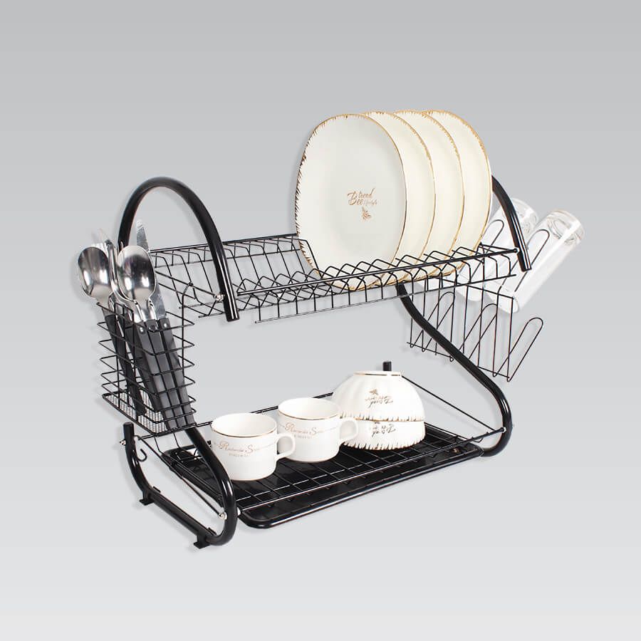 Dish drying rack 38 cm MR-1025-38 black Maestro_3