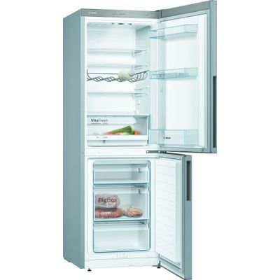 Bosch Serie 4 KGV33VLEA fridge-freezer Freestanding 289 L E Stainless steel_2