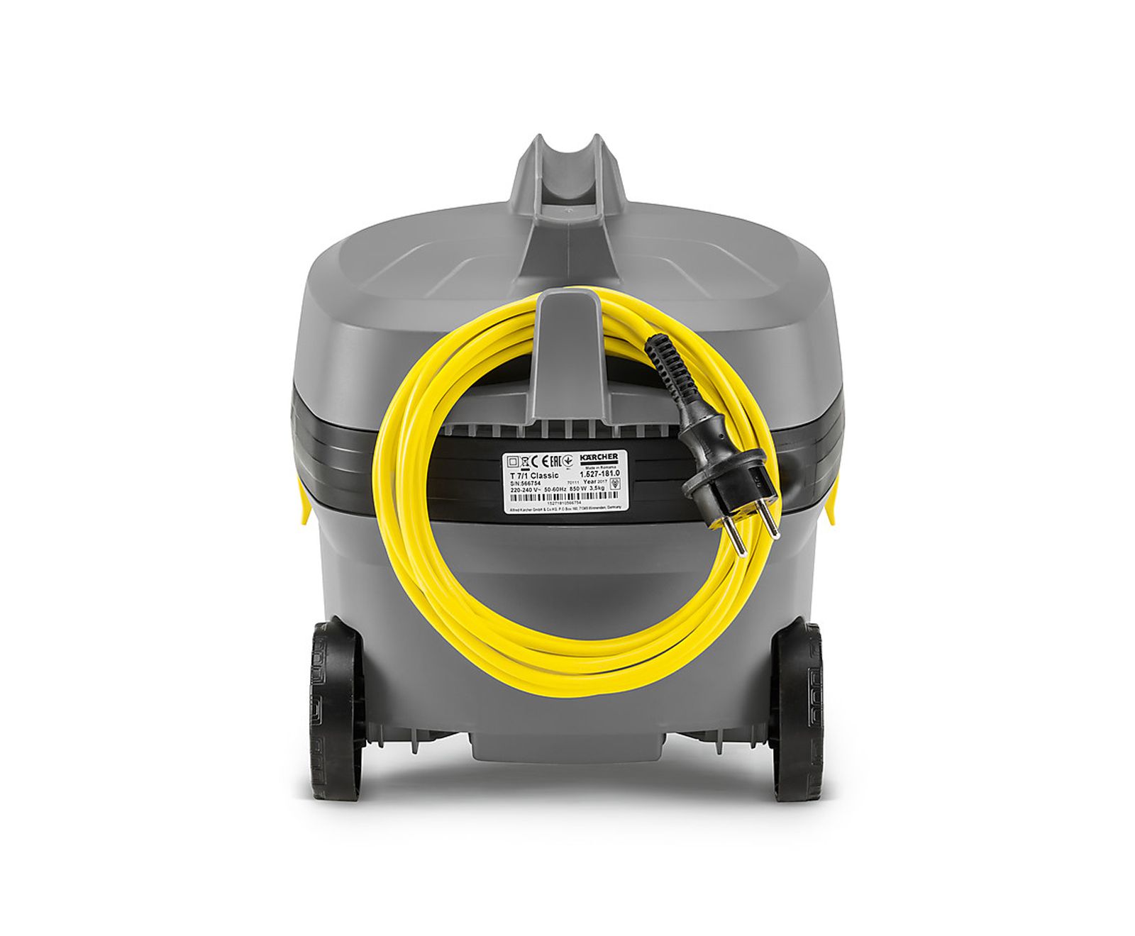 Vacuum cleaner bag KARCHER T 7/1 Classic 1.527-181.0 (1000W; gray color)_3