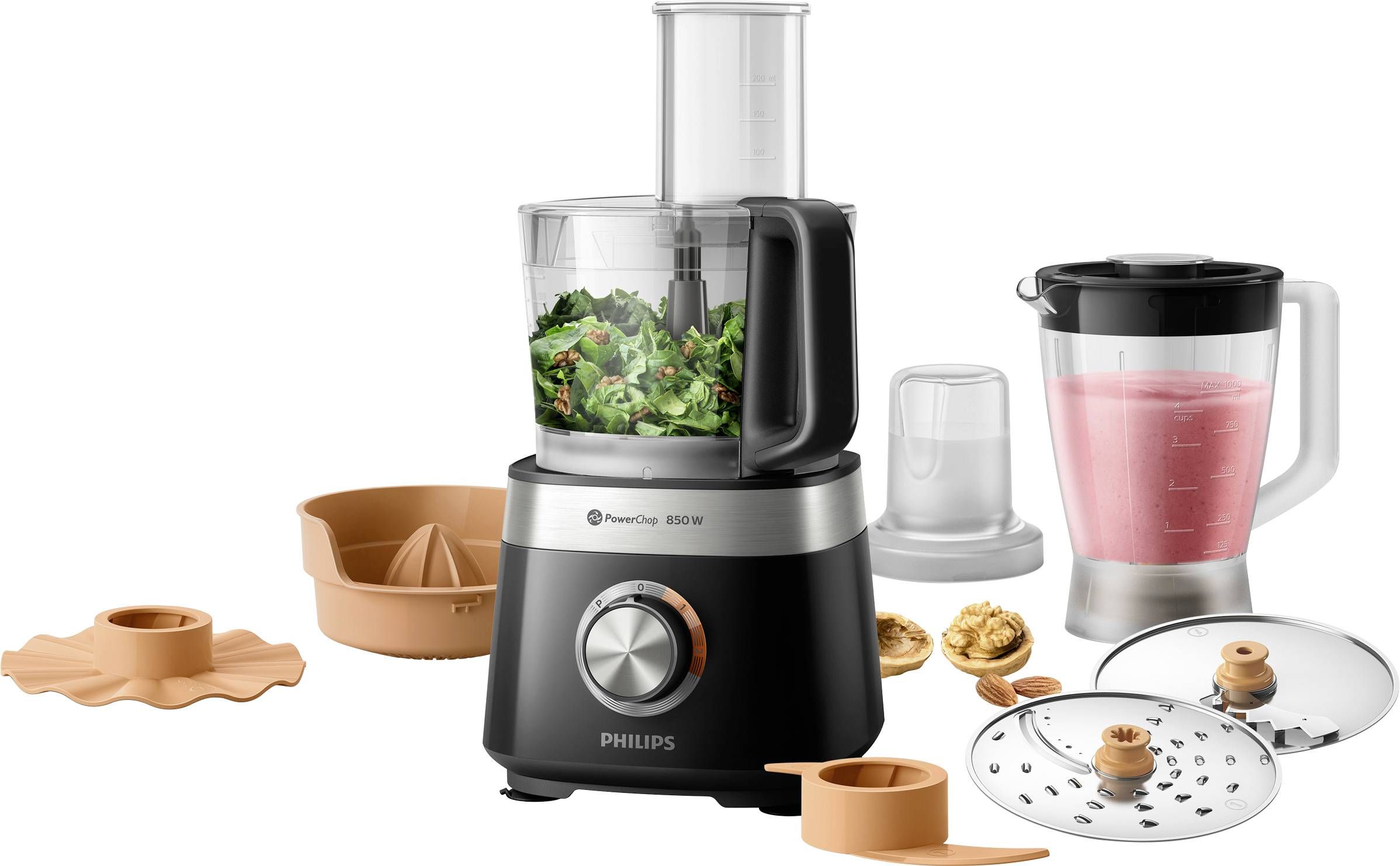 Philips Viva Collection HR7530/10 food processor 850 W 2.1 L Black_1