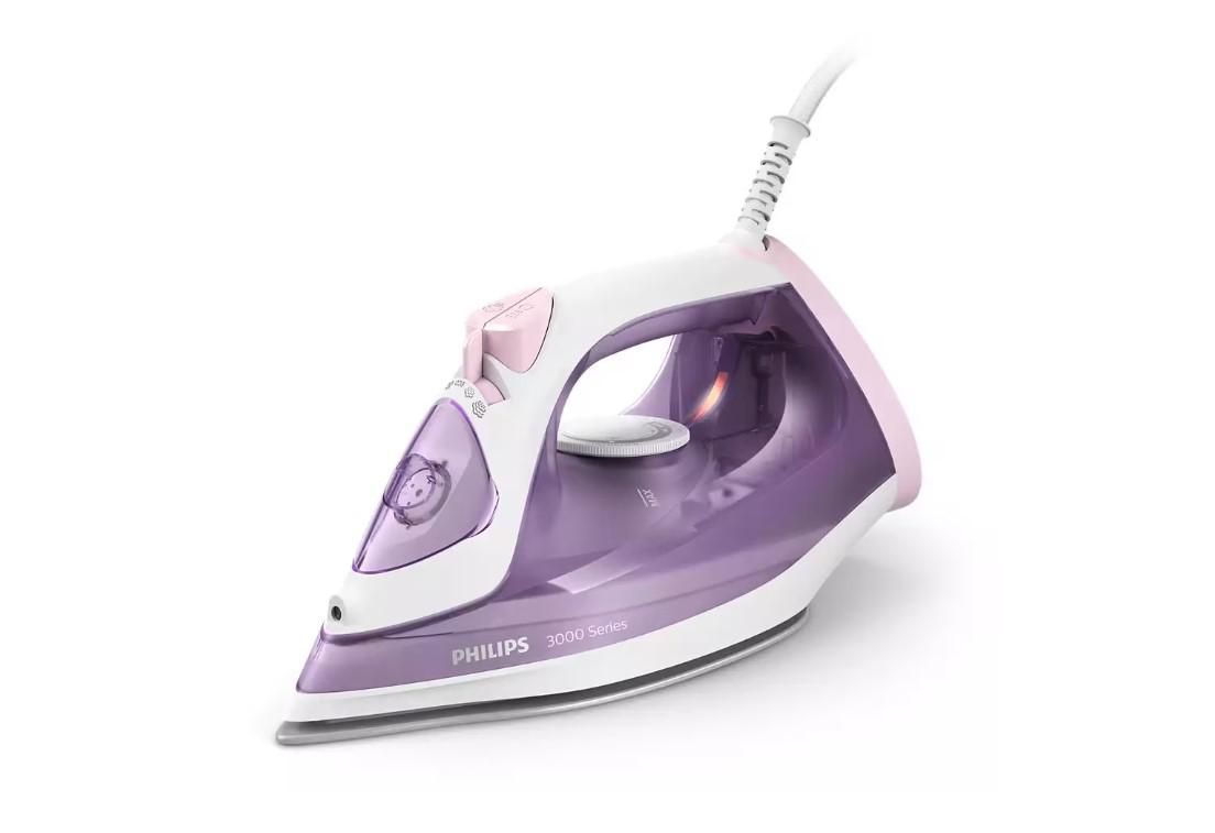 Philips 3000 series DST3010/30 iron Steam iron Ceramic soleplate 2000 W Purple, White_1