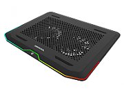 Gembird NBS-2F15-05 Compact dual-fan notebook cooling stand with LED backlight, black_2