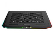 Gembird NBS-2F15-05 Compact dual-fan notebook cooling stand with LED backlight, black_4